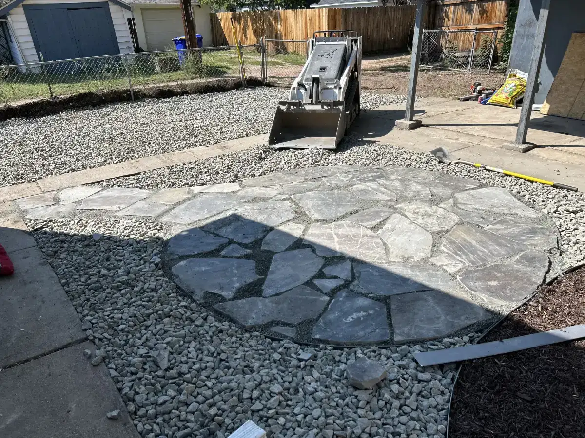 Beautiful patio installation by CN Landscaping in Colorado Springs