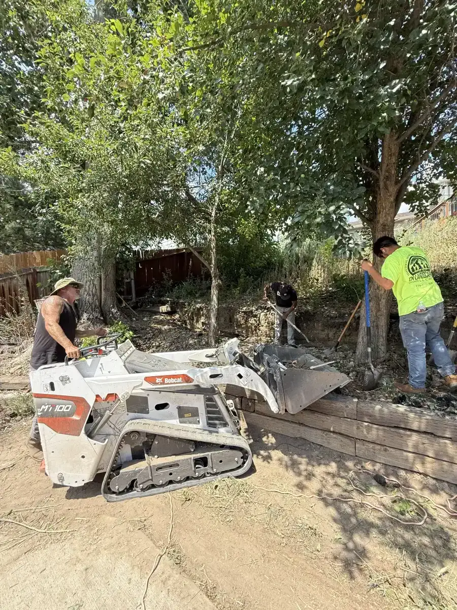 The CN Landscaping team on a project site in Colorado Springs
